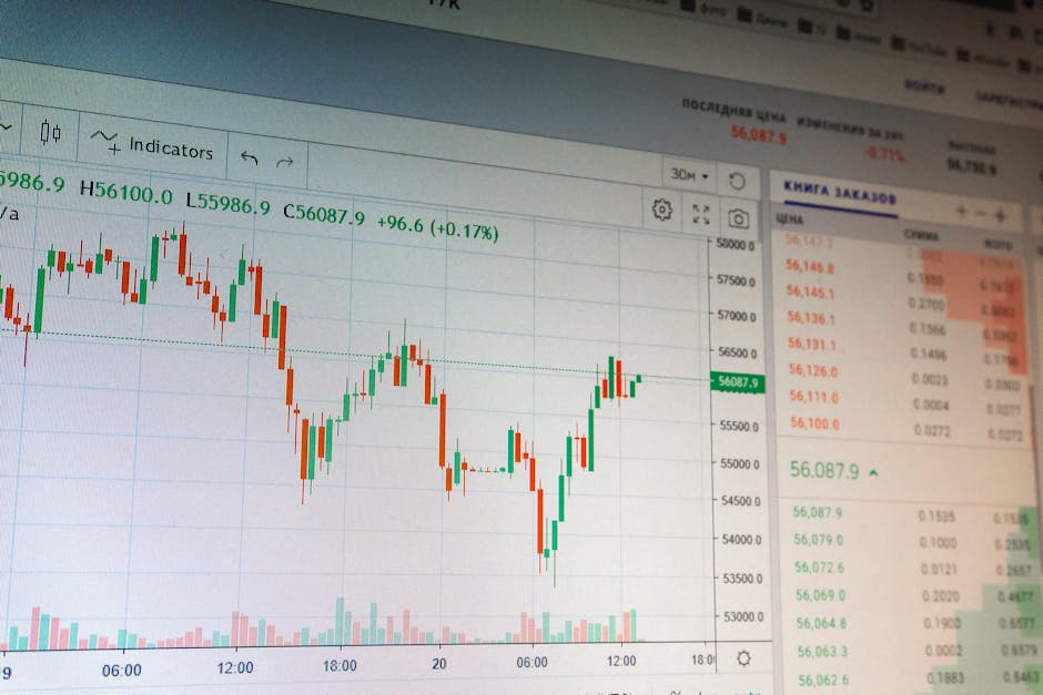 금융 시장과 경제적 자본의 흐름을 상징하는 이미지