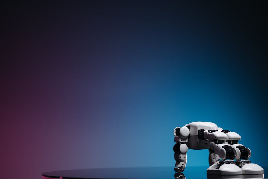 AI 면접과 채용 시장의 변화를 나타내는 디지털 그래픽